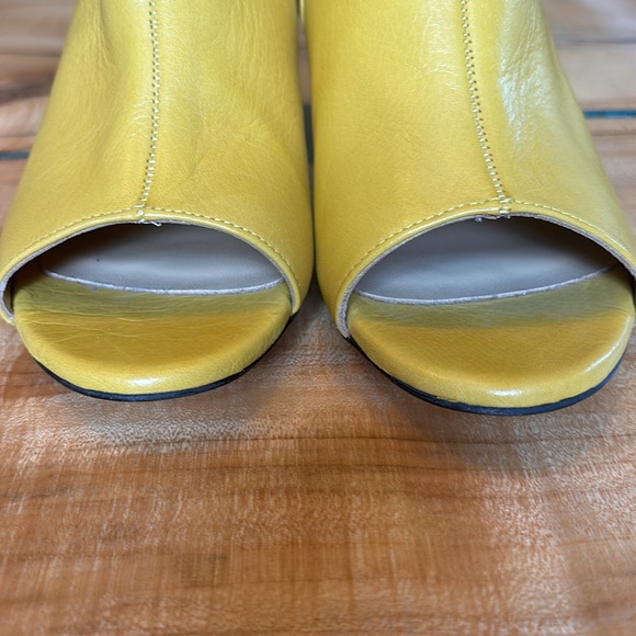 CLIZIA Booties AFRICA YELLOW LEATHER Size 39 Size 8 US - Picture 4 of 15